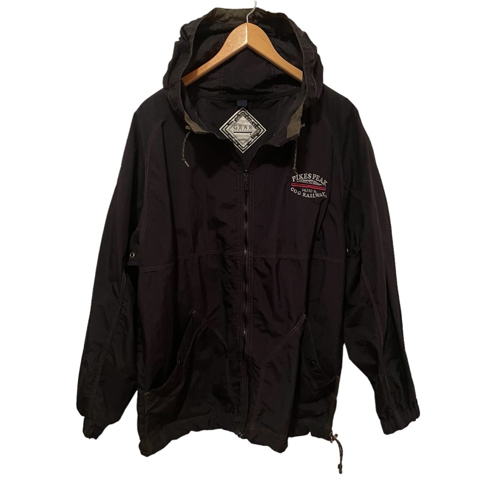Gear Men’s Pikes Peak Cog Railway Unlined Jacket  Embroidered Colorado Med